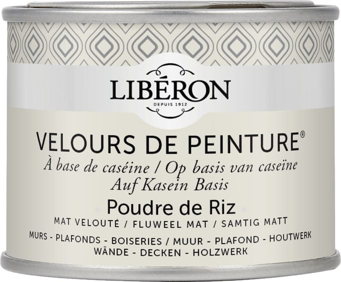 Liberon Velours De Peinture Muurverf - Mat - Poudre De Riz - 0,125l