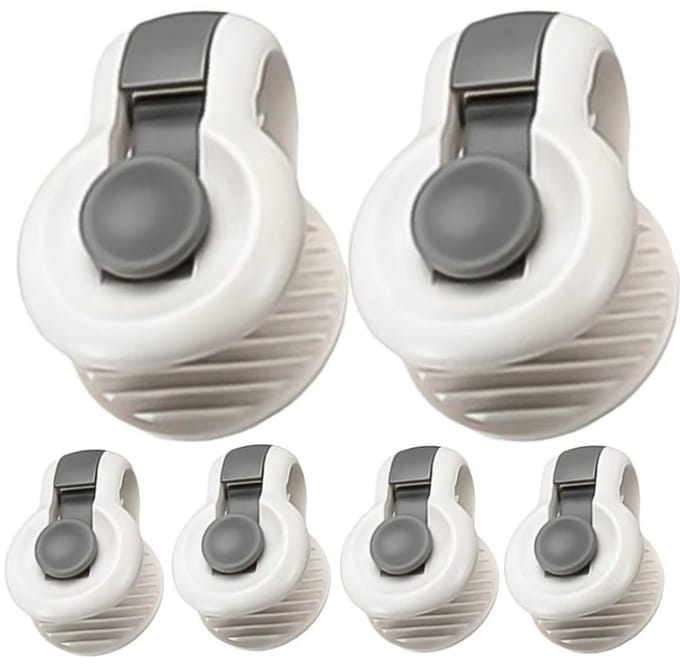 6 Stuks Dekbedclips - Knijpers - Stevige Dekbedclips - Klemmen - Clips - LOUZIR