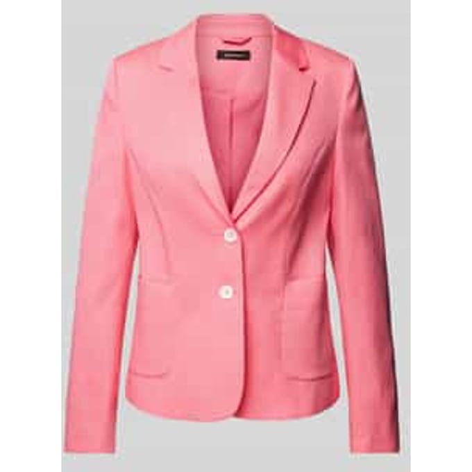 Blazer in effen design