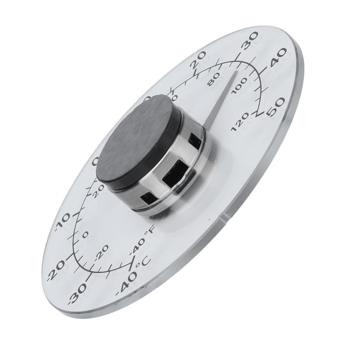 Buitenthermometer Zelfklevend Transparant Waterdicht Deur Raam Temperatuurmeter voor Boerderij Huis gray