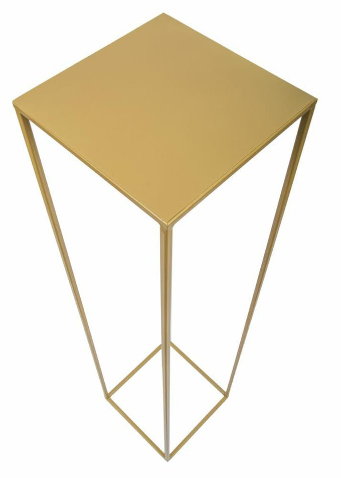HowHomely - Moderne Gouden Plantentafel - 100 cm - Loft Stijl - Roestvrijbestendig