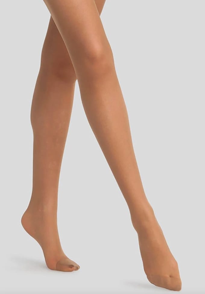 Dim semi-opaque 25 den green panty maat L cinnemon