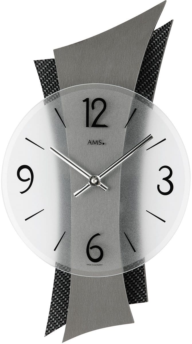 AMS wandklok met quartz-uurwerk