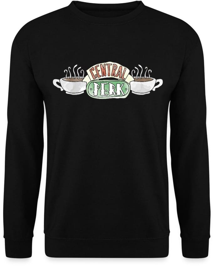 Friends Central Perk Logo Sketch Sweater Heren