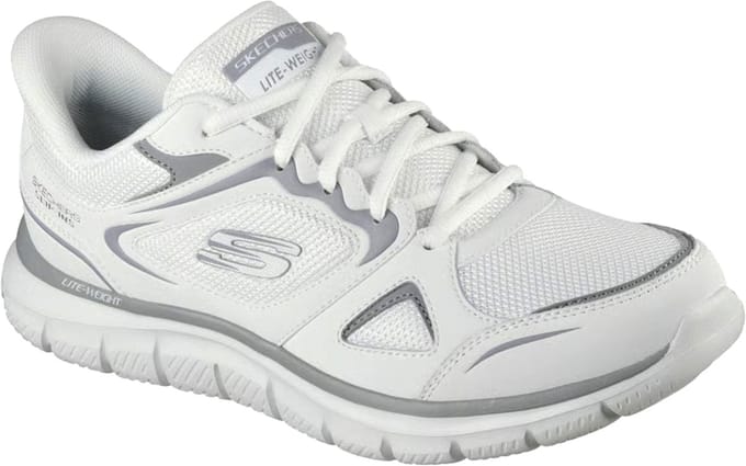 Skechers Heren Slip-ins Track Ezral Sneaker 233039 WGY White Grey