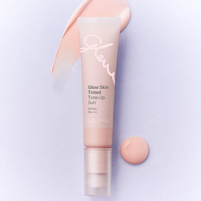 [MISSHA] Glow Skin Getinte Tone-Up Sun 30ml (SPF50+/PA++++) 1pc (30ml) white