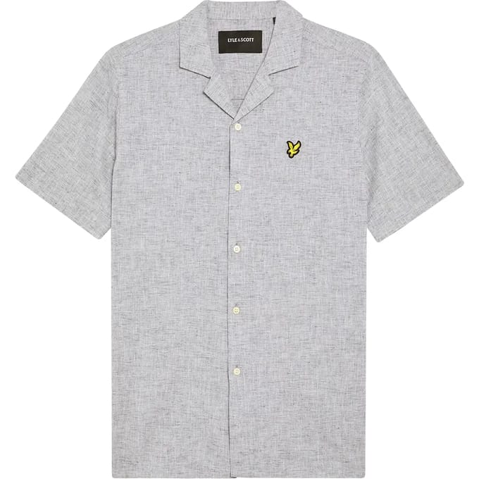 Overhemd van linnenmix Lyle & Scott Oxford