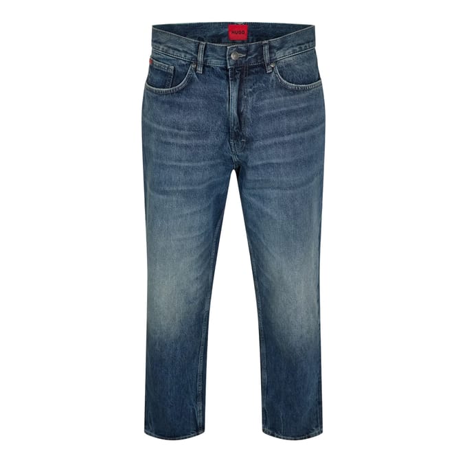 Hugo Herenjeans met vervaagde look (Marine)