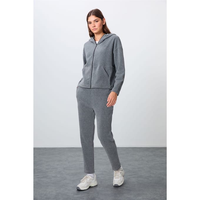 Oversized Hoodie trainingspak met rits