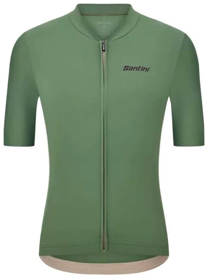 Santini Sensation Korte Mouw Wielertrui Groen S