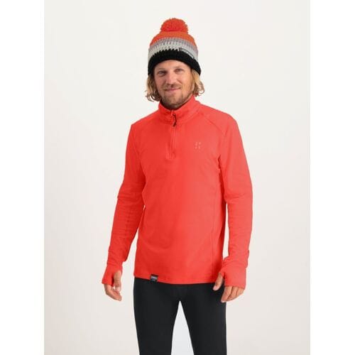 Poederbaas Midlayer Pully Heren Four Seasons Lightweight Mandarin Red-L