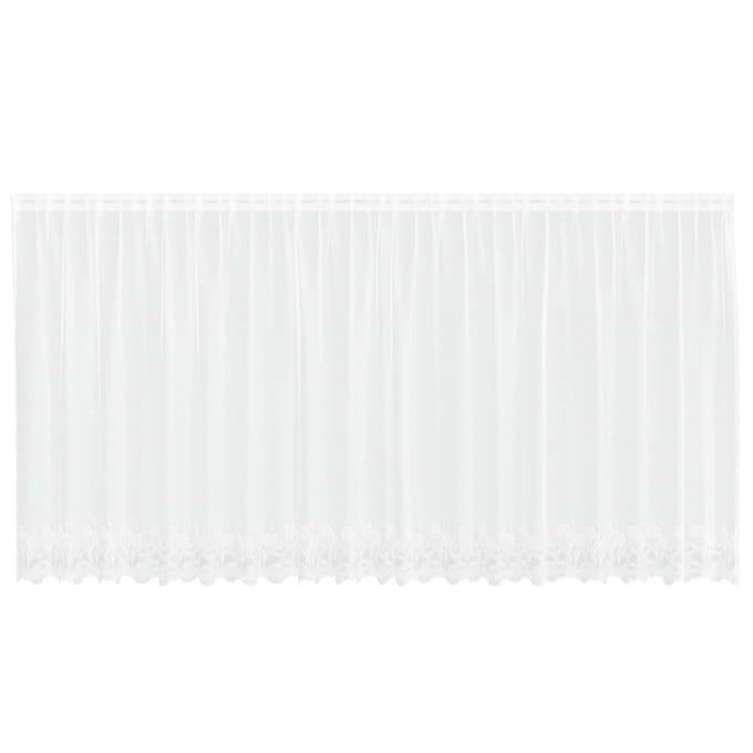 vidaXL Kantgordijn Wit 180 x 500 cm Polyester