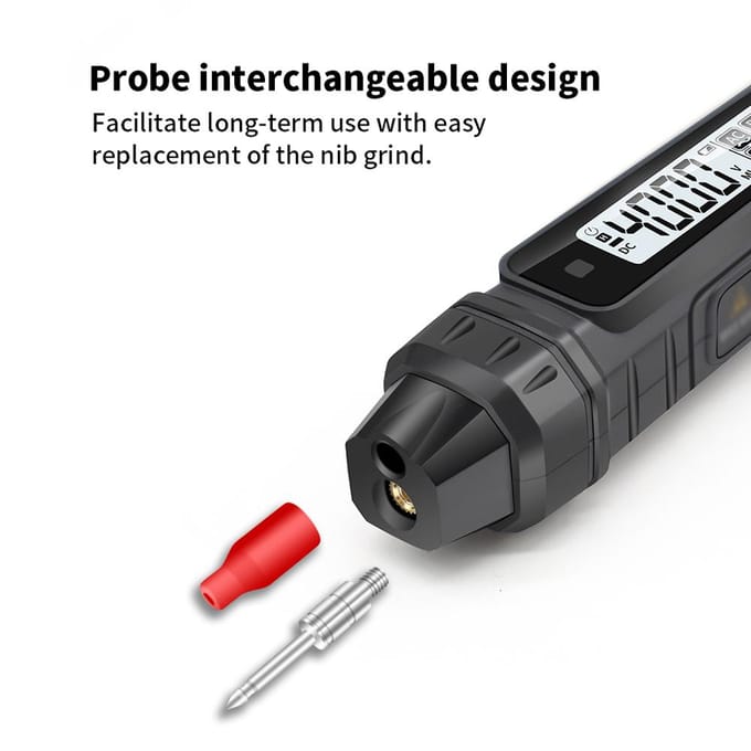 2in1 Elektrische testpen Digitale multimeter Professionele spanningsstroomweerstandsmeting Test standard configuration