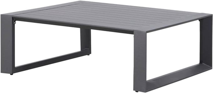 Salontafel Vierkant - Tuinstafel - Buiten Zitten - Stevig Ontwerp - 965 x 97 cm - Grafiet