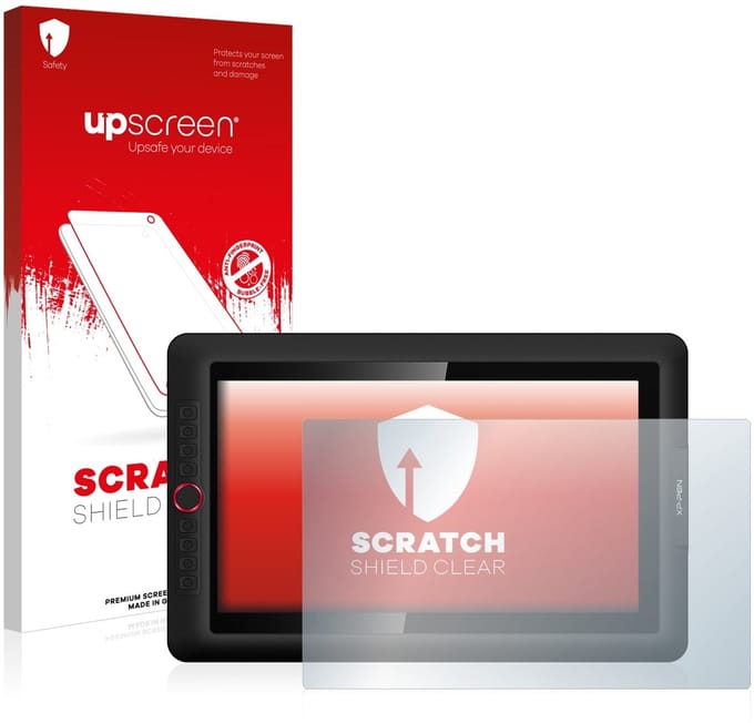 upscreen - Screenprotector voor XP-Pen Artist 15.6 Pro - Folie Beschermfolie transparant