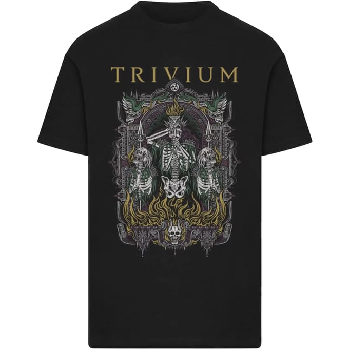 Merchcode Trivium - Third Heren Tshirt - M - Zwart