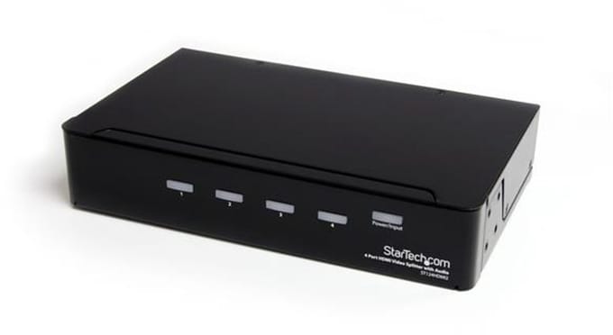 StarTech 4-poorts HDMI-splitter en signaalversterker