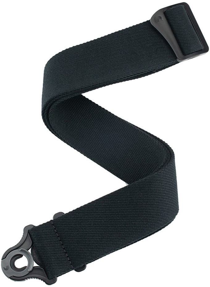 D'Addario 50BAL05 Auto Lock Nylon Gitaarband Zwart