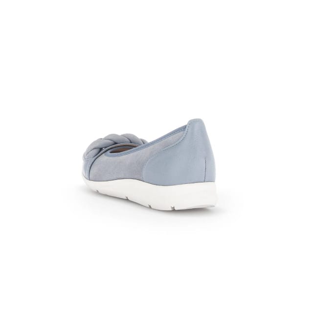 Gabor 24.173.18 - dames ballerina - Blauw - maat 40 (EU) 6.5 (UK)