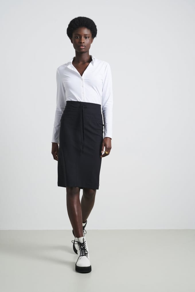 Blouse Betty Easy Wear Technical Jersey | White - White / S
