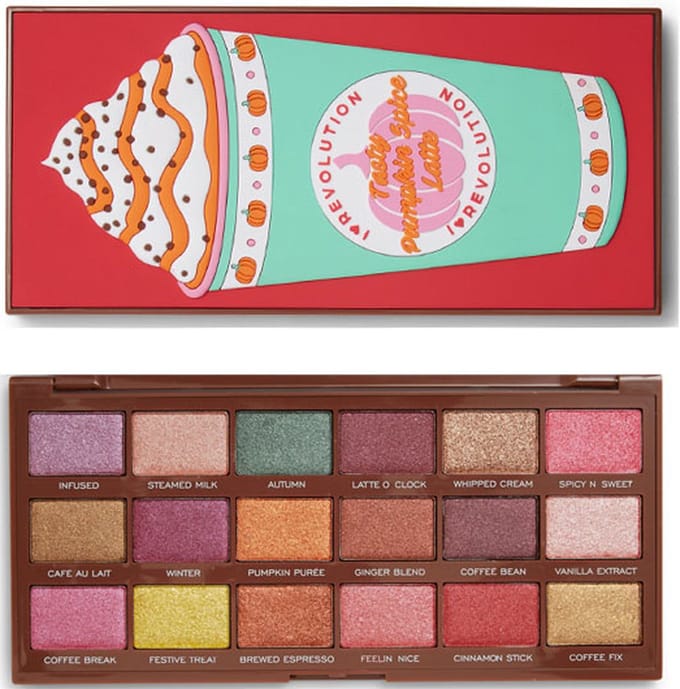 I Heart Revolution Tasty Palette - Pumpkin Spice Latte - Oogschaduw