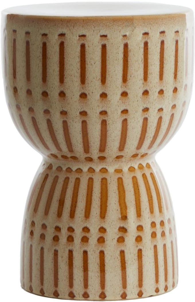 Light & Living Bijzettafel Finca - Wit - 28.5x28.5x42cm - Modern