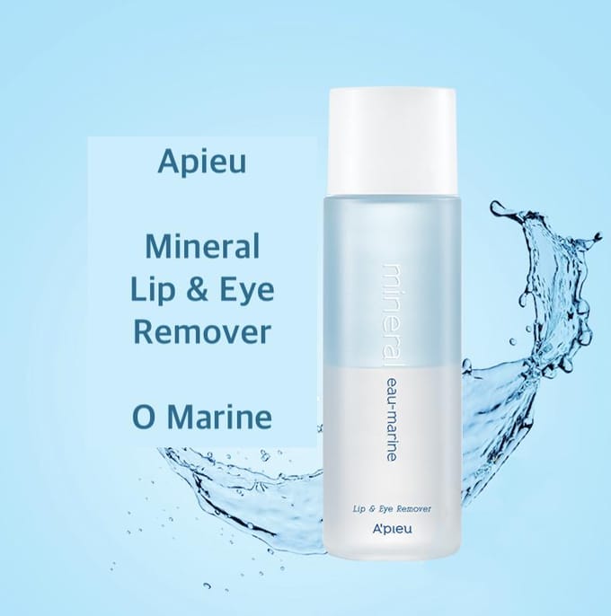 Apieu Mineral Lip & Eye Remover 100ml (2 Types) #Eau-marine white