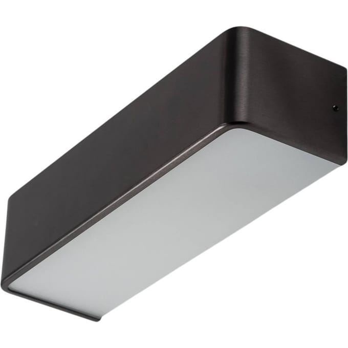 Argon Atrato wandlamp, antraciet, staal, breedte 35 cm, omhoog/omlaag