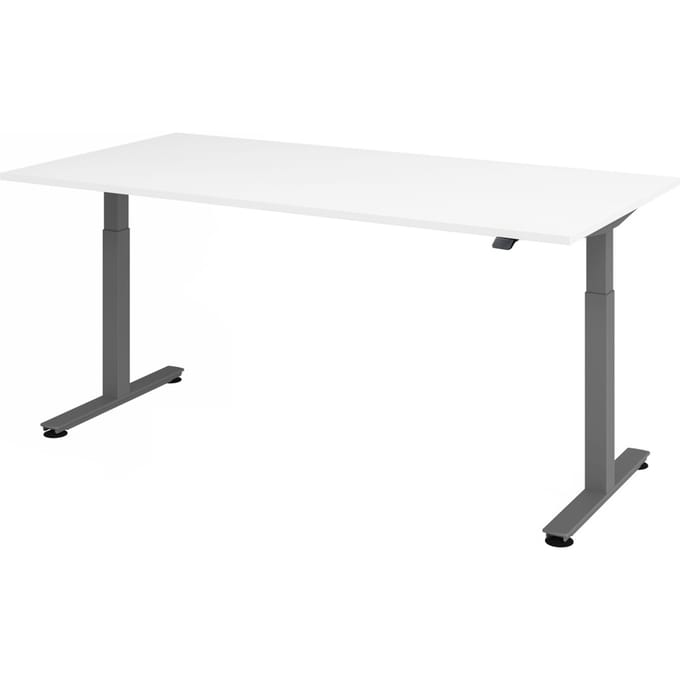 XMST 2E G | Bureau - Wit 200 x 100 Tafelhoogte I Elektrisch in hoogte verstelbaar