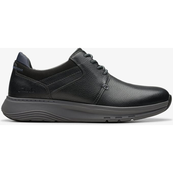 Motion Trek PT Zwarte Leren Sneakers
