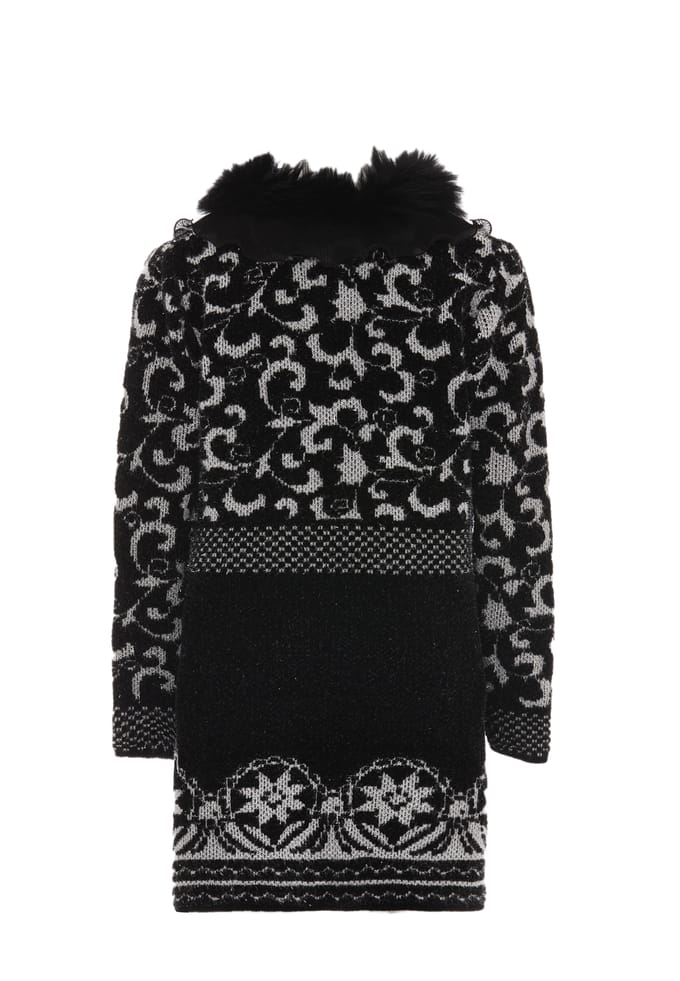 Faina Vest Dames zwart en wit