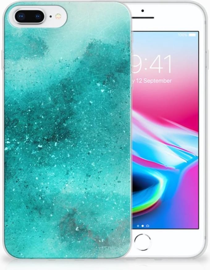 Hoesje maken Apple iPhone 7 Plus | 8 Plus Painting Blue