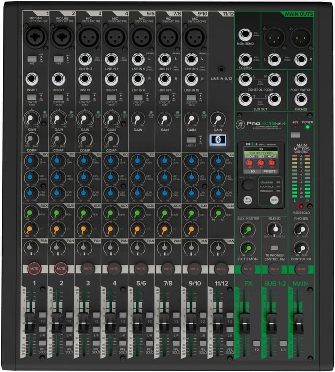 Mackie ProFX12v3+ - Analoge mixer