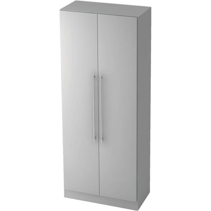 Archiefkast 5 ordnerhoogten, B 800 x D 420 x H 2004 mm, lichtgrijs