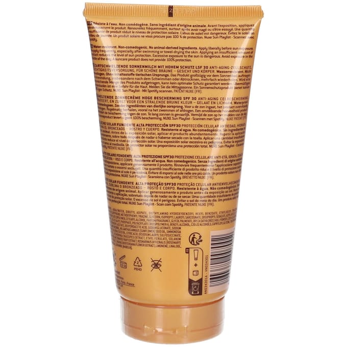 Nuxe Heerlijke Melk Gelaat En Lichaam Spf 30 Nuxe - Nuxe Sun Heerlijke Melk Gelaat En Lichaam Spf 30