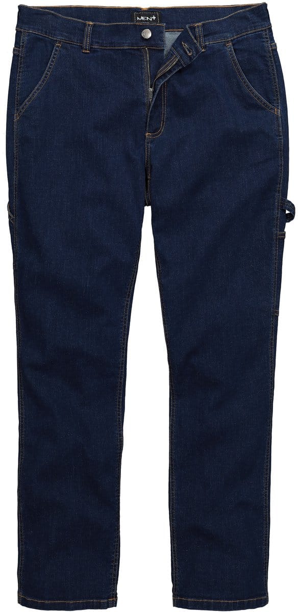 Men Plus - Heren - Workwear-jeans denim Regular Fit 5-pocket - Donkerblauw denim - Maat 62