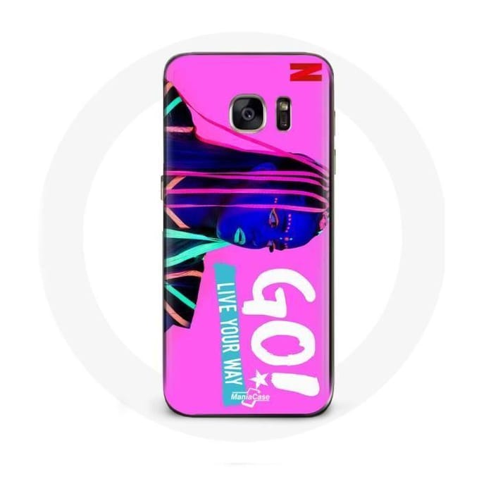 Coque pour Samsung S6 Poursuis Tes Rêves Mía Cáceres Go ! Live your Way