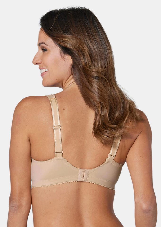 Minimizer-beha zonder beugel - karamel - Gr. 75 D van Goldner Fashion