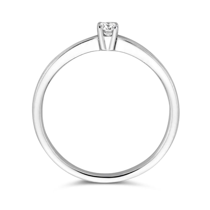 Ring Diamant 0.10ct H Si