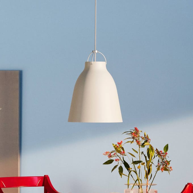 Fritz Hansen - Caravaggio hanglamp mat - wit - Kabellengte 6m - P3=L