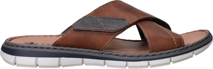 Rieker Heren Slipper - 25151-24 Bruin - Maat 40