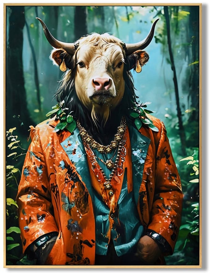 Schilderij 60x80cm cool bull