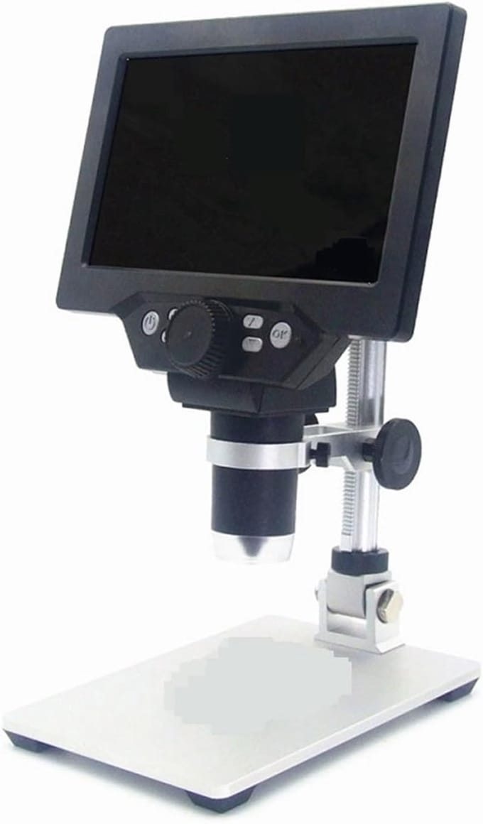 Digitale Microscoop - Vergrootglas Camera - Elektronica Inspectie - 1200X Zoom - 7 Inch LCD - Aluminium