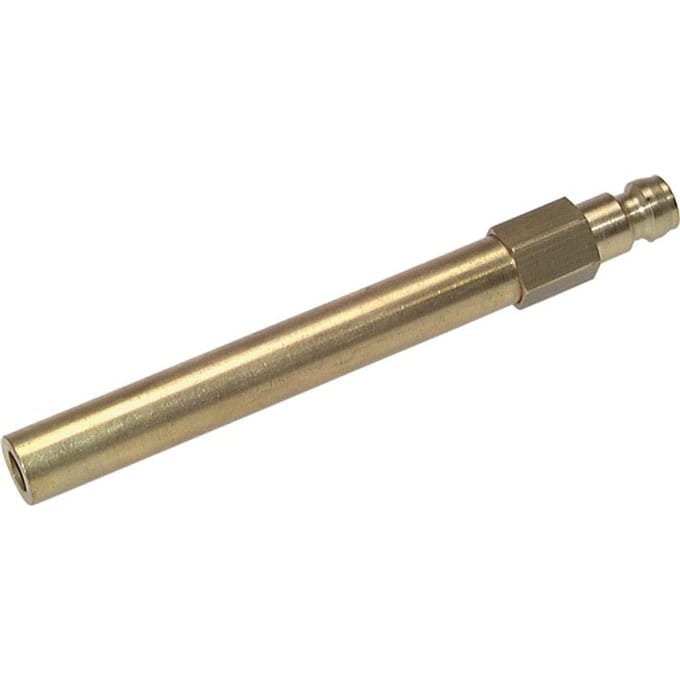 Messing DN 6 Tempereerkoppeling Insteeknippel 10x360 mm Push-in-aansluitingen