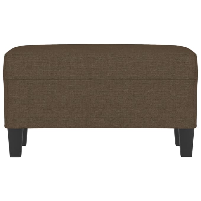 vidaXL - Bankje - 100x35x41 - cm - stof - bruin