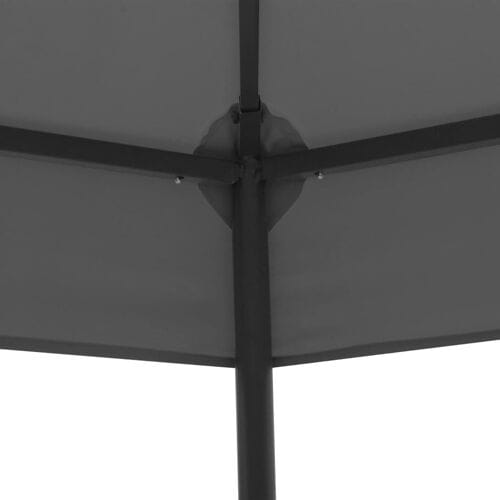 vidaXL - Tuinprieel - 323x275x265 - cm - antraciet