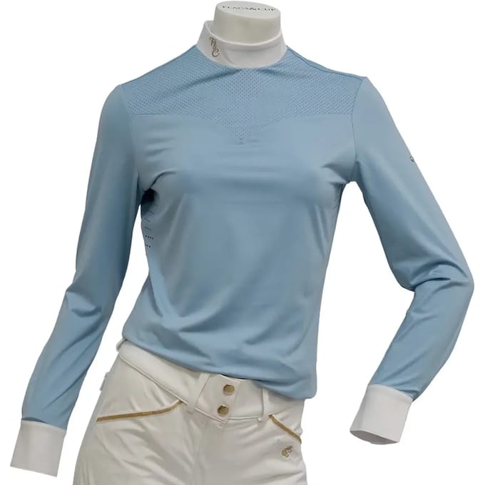 Wedstrijdpolo met lange mouwen Flags&Cup Isadora