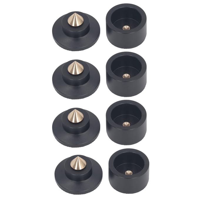 4 sets luidsprekerisolatiestandaardvoeten, schokbestendig, antislip luidsprekerresonantieverminderaar voor draaitafels