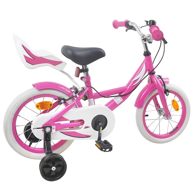 vidaXL - Kinderfiets - 12 - Inch - voor - 2-4 - jaar - oud - Roze