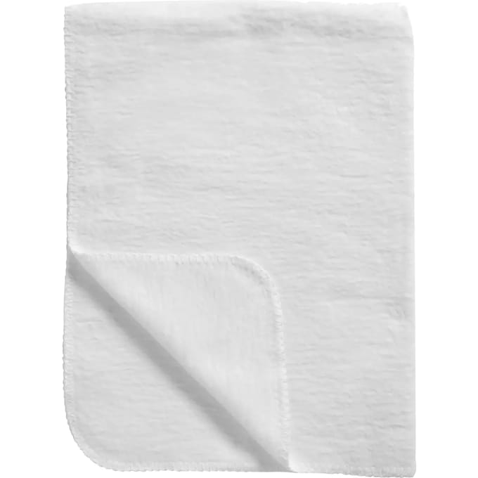 Meyco Baby Uni wiegdeken - geweven - white - 75x100cm - 1.0 TOG